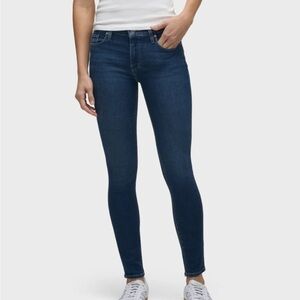Hudson Nico Mid-Rise Super Skinny Ankle Jean Classic Blue Women's Jeans 29 Denim